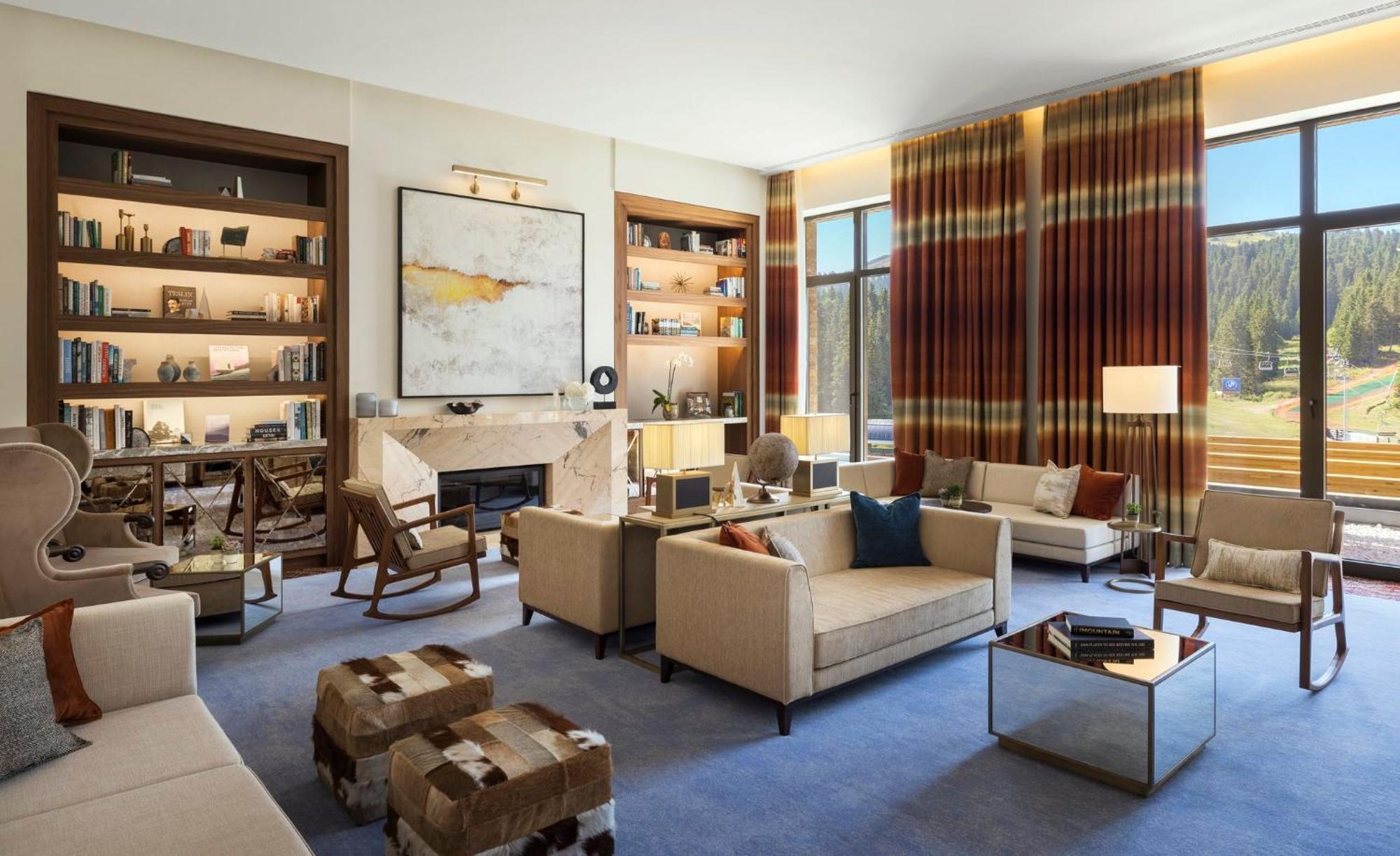Viceroy Kopaonik Serbia Extérieur photo The living room of the 2018 Presidential Suite